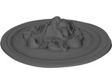 Lion Head 3D Model