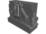 Lions Gate of Mycenae 3D Model preview