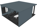 Living Room 3D Model preview