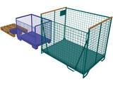 Loads [Lattice Boxes and Europallet] 3D Model