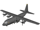 Lockheed AC-130 Spooky 3D Model preview