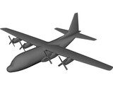 Lockheed C-130 Hercules 3D Model preview