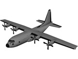 Lockheed C-130 Hercules 3D Model preview