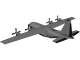 Lockheed C-130 Hercules 3D Model