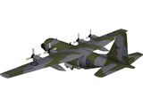 Lockheed C-130 Hercules 3D Model preview