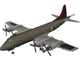 Lockheed P-3C Orion 3D Model preview