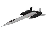 Lockheed SR-71 Blackbird 3D Model preview