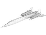 Lockheed SR-71 Blackbird 3D Model