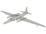 Lockheed U-2 Dragon Lady 3D Model