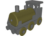 Locomotive 3D Model