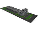 Logistic Company Complex 3D Model preview