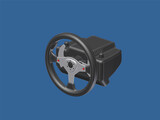 Logitech G25 Steering Wheel 3D Model