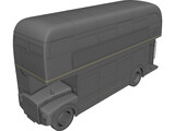 London Bus 3D Model preview