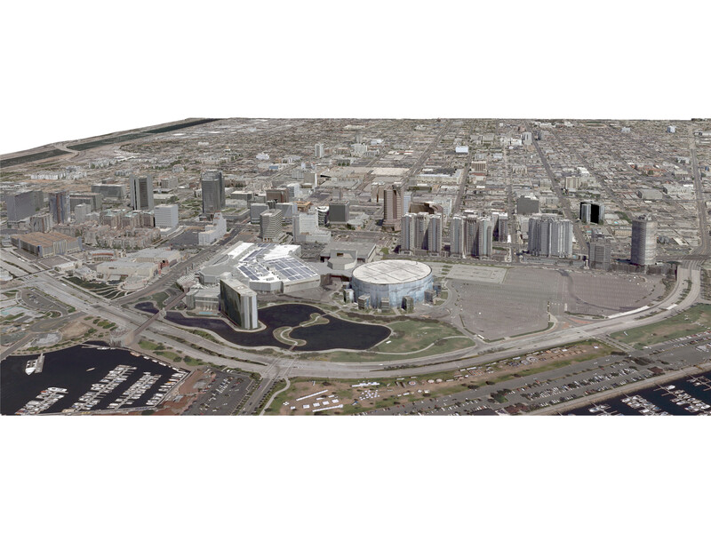 Long Beach City 3D Model