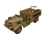 Long Range Desert Group Truck 3D Model preview