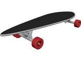 Longboard 3D Model preview