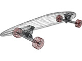 Longboard 3D Model