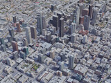 Los Angeles City, USA (2021) 3D Model preview