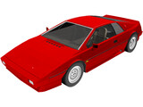 Lotus Esprit Turbo (1983) 3D Model preview