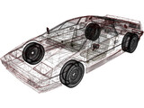 Lotus Esprit Turbo (1983) 3D Model