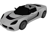 Lotus Exige S Roadster (2013) 3D Model preview