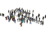 Low Poly People Collection 3D Model preview