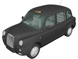LTI TX4 London Taxi (2006) 3D Model preview
