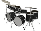 Ludwig 14Pc Drum Kit 3D Model preview