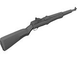 M1 Garand Rifle 3D Model preview