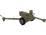 M101A1 Howitzer 3D Model