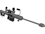 M107 Barrett 3D Model preview