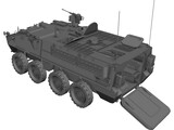 M1126 Stryker ICV 3D Model preview