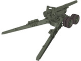 M115 Howitzer 3D Model