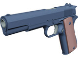 M1911A1 3D Model preview