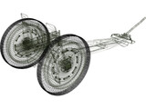 M1927 76,2-mm Regimental Gun 3D Model