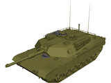 M1A1 Abrams 3D Model preview