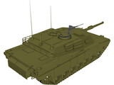 M1A1 Abrams 3D Model