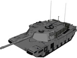 M1A2 Abrams Battle Tank 3D Model preview