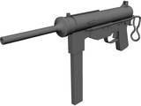 M3 Greese Gun 3D Model preview