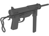 M3 Greese Gun 3D Model