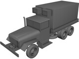 M35A2 Radio Truck 3D Model preview