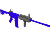M4 Rail System 3D Model