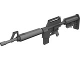 M4A1 3D Model preview