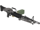 M60 Machine Gun 3D Model
