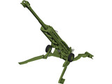 M777 Lightweight 155 Howitzer 3D Model preview