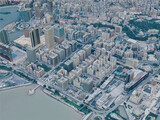 Macao City, China (2024) 3D Model preview