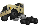 Mack CH613 (1993) 3D Model