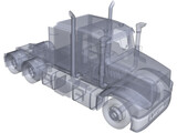 Mack Superliner 3D Model