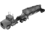 Mack with Powder Trailer 3D Model