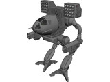 Mad Cat Battle Mech 3D Model preview